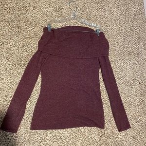 Super soft off-the-shoulder sweater